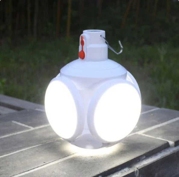 Nunca Más a Oscuras - Lámpara Solar LED Plegable Recargable