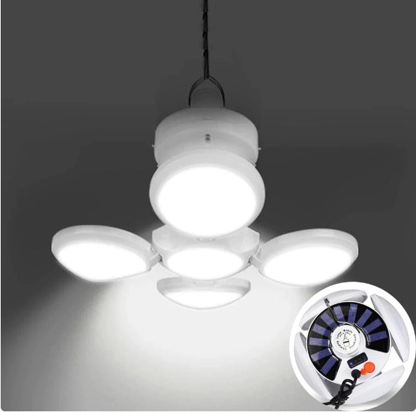 Nunca Más a Oscuras - Lámpara Solar LED Plegable Recargable