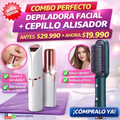Depiladora Facial + Cepillo Alisador