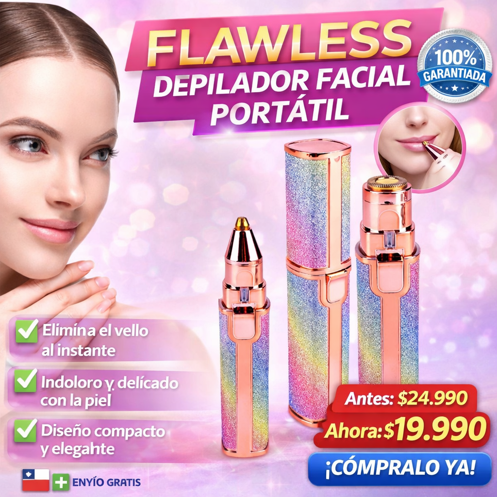 Flawless Depilador Facial Portatil